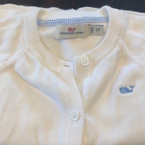 Vineyard vines, toddler girl cardigan 2t
